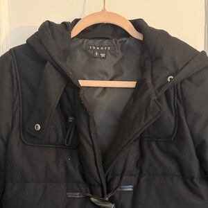 Theory Black Puffer Jacket